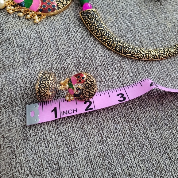 Indian bridal jewelry set - Picture 7 of 11